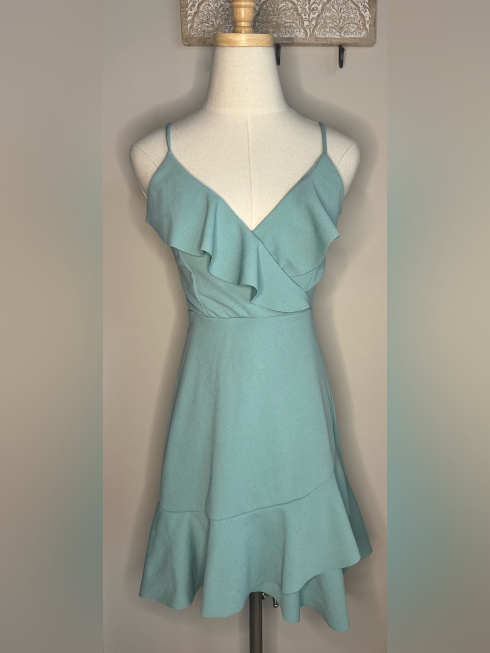 Altar'd State Ruffle Moss Dress sz XS